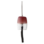 Glass Bell / ruby red